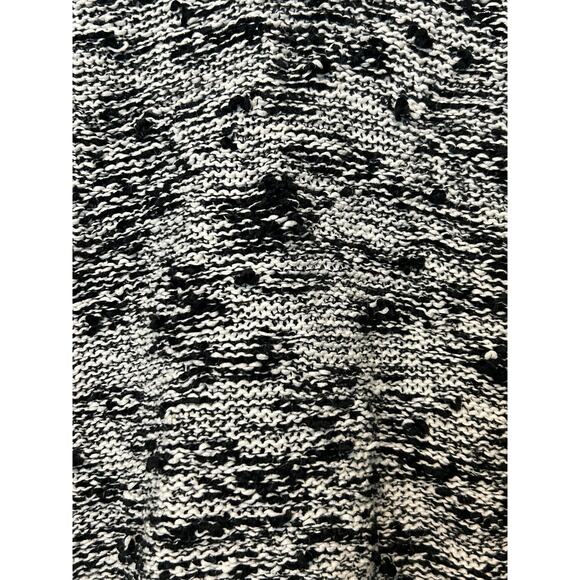 Lafayette 148 Size Medium Knitted Top White Black Dolman Sleeve Cotton Shirt - Picture 12 of 16